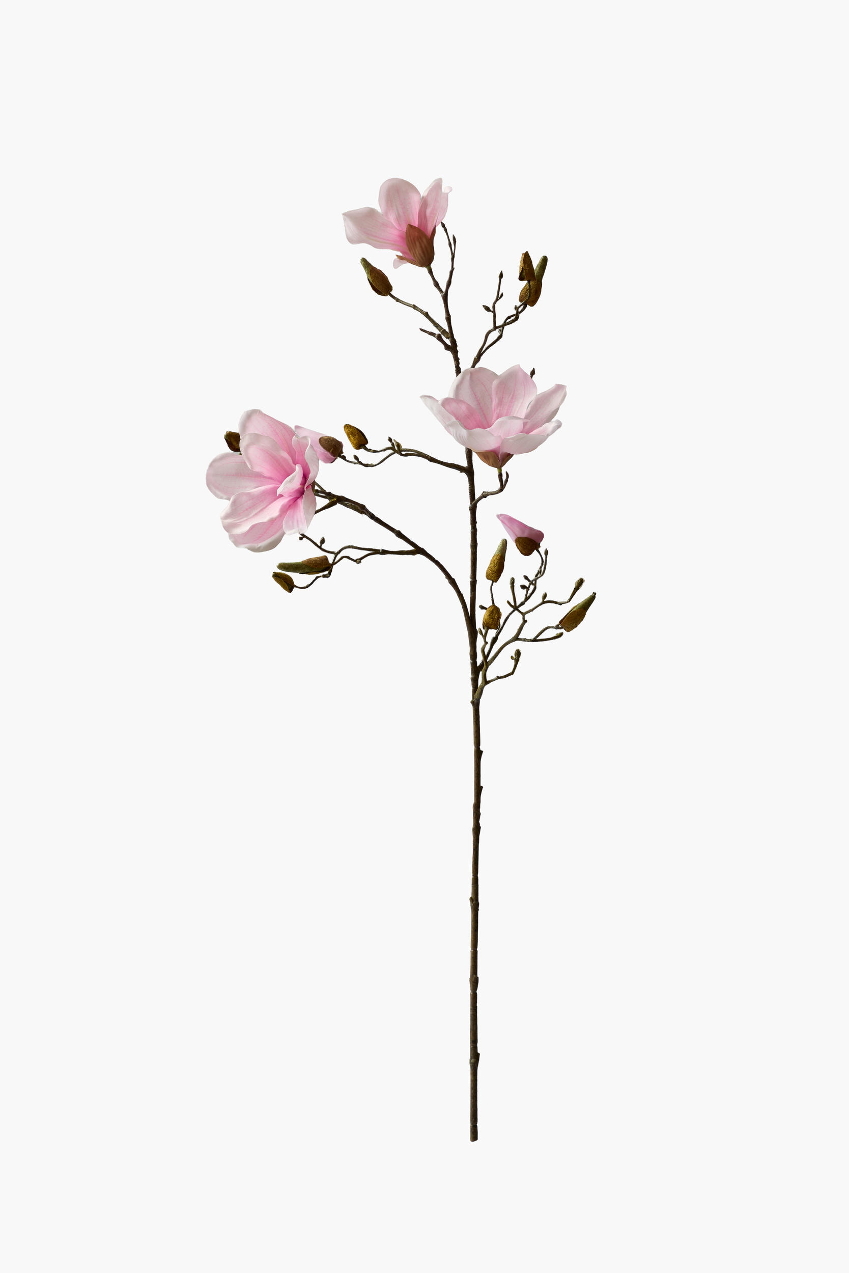 90cm Medium Branch Yulan Magnolia (Texture Printed Fabric) - Pink