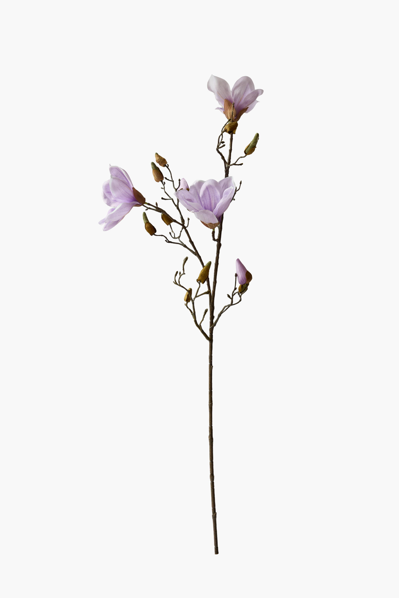 90cm Medium Branch Yulan Magnolia (Texture Printed Fabric) - Purple